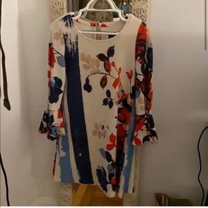 Anthropologie Anthousai Bell Sleeve Dress